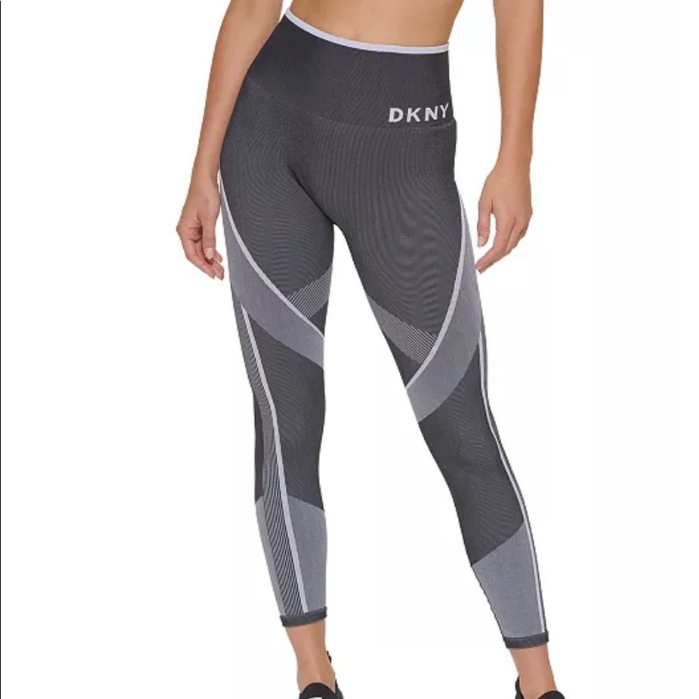 DKNY Sport High Waisted Seamless 7/8 Tights NWT